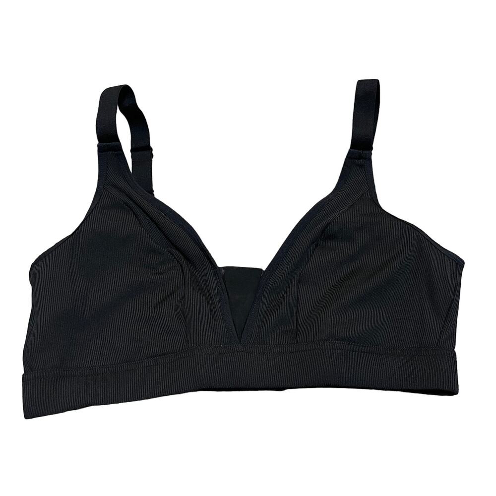 Snag Regular Ribbed Cup Bra Snag Size 4 in Black
